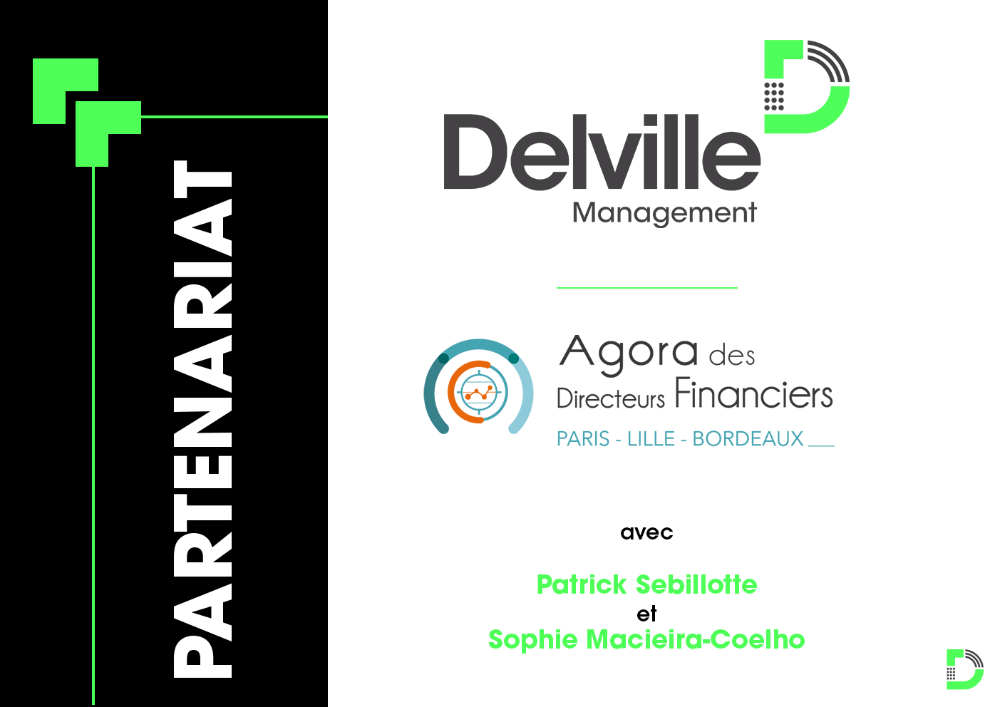 Partenariat Agora des Directeurs Financiers