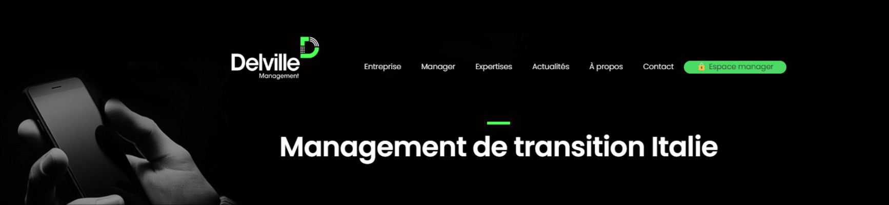 Management de transition Italie