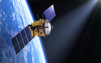 satellite dans l'espace