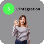 Courbe du changement - étape 5 - l'intégration